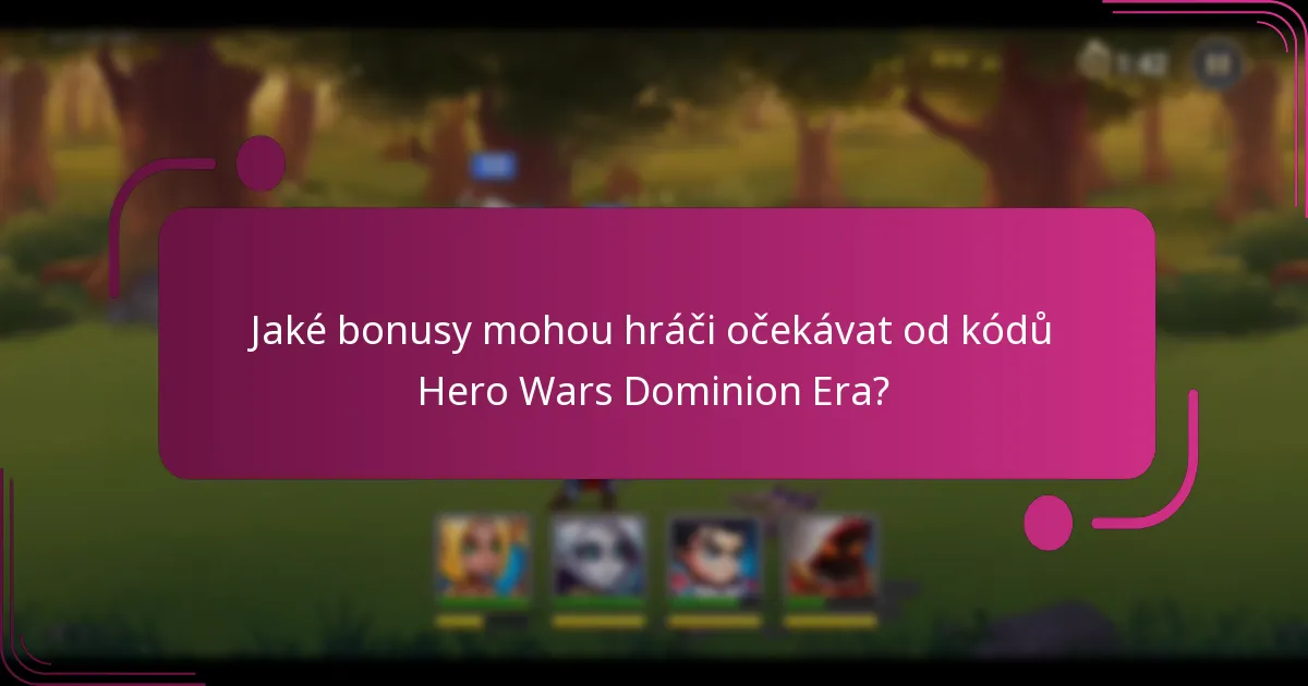 Jaké bonusy mohou hráči očekávat od kódů Hero Wars Dominion Era?