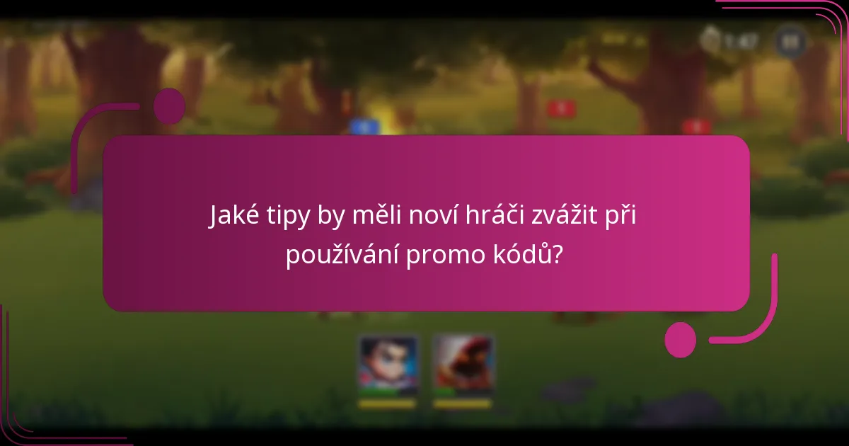Jaké tipy by měli noví hráči zvážit při používání promo kódů?